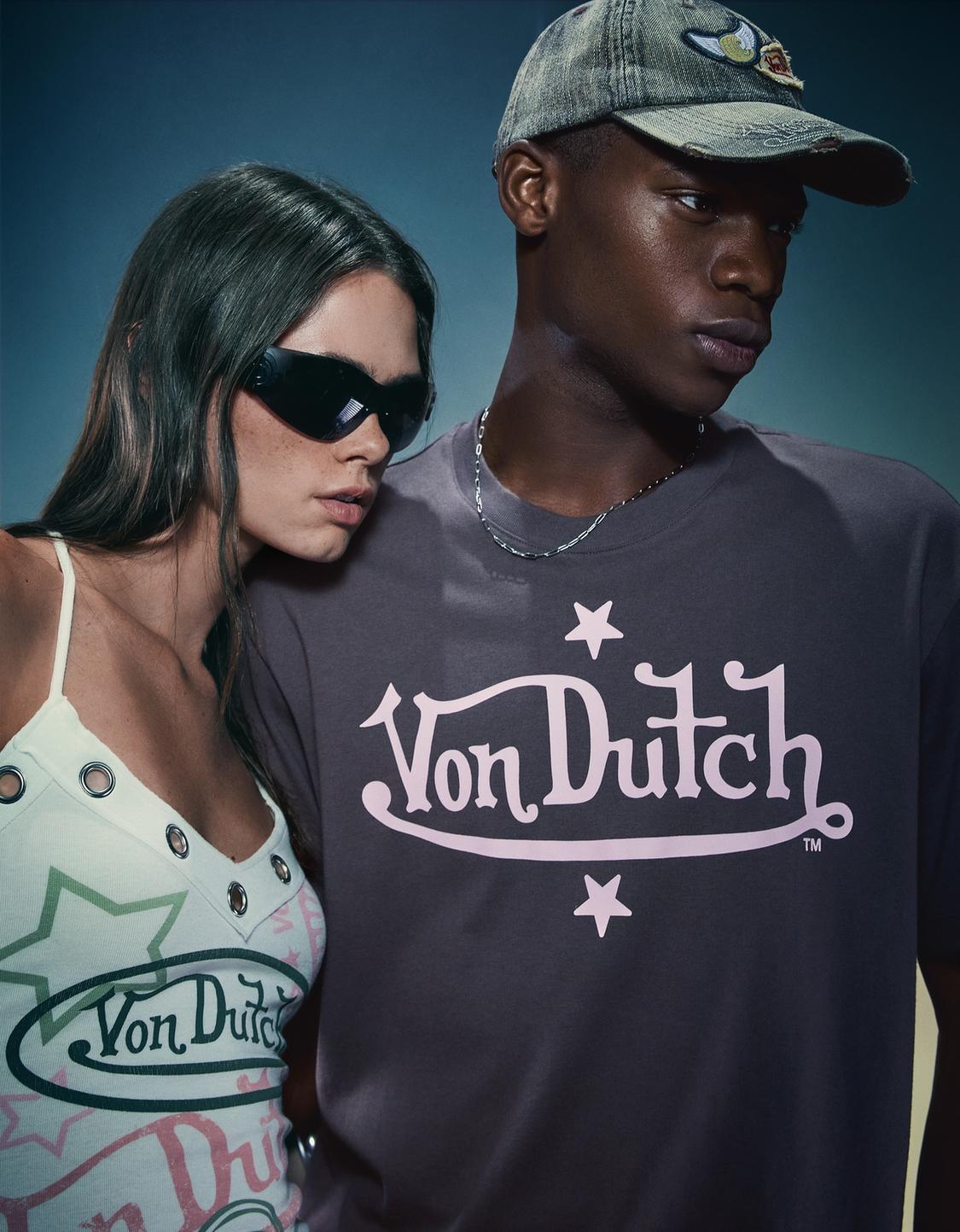 Von Dutch print short-sleeve T-shirt