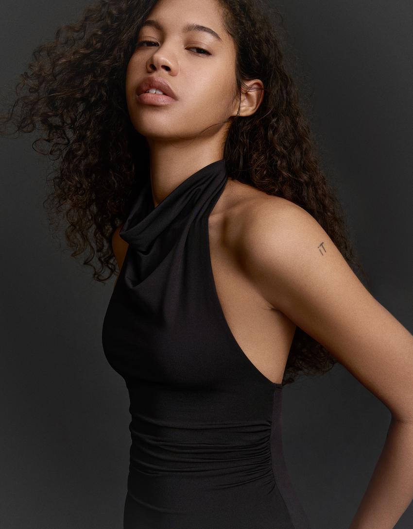 Halter body-Black
