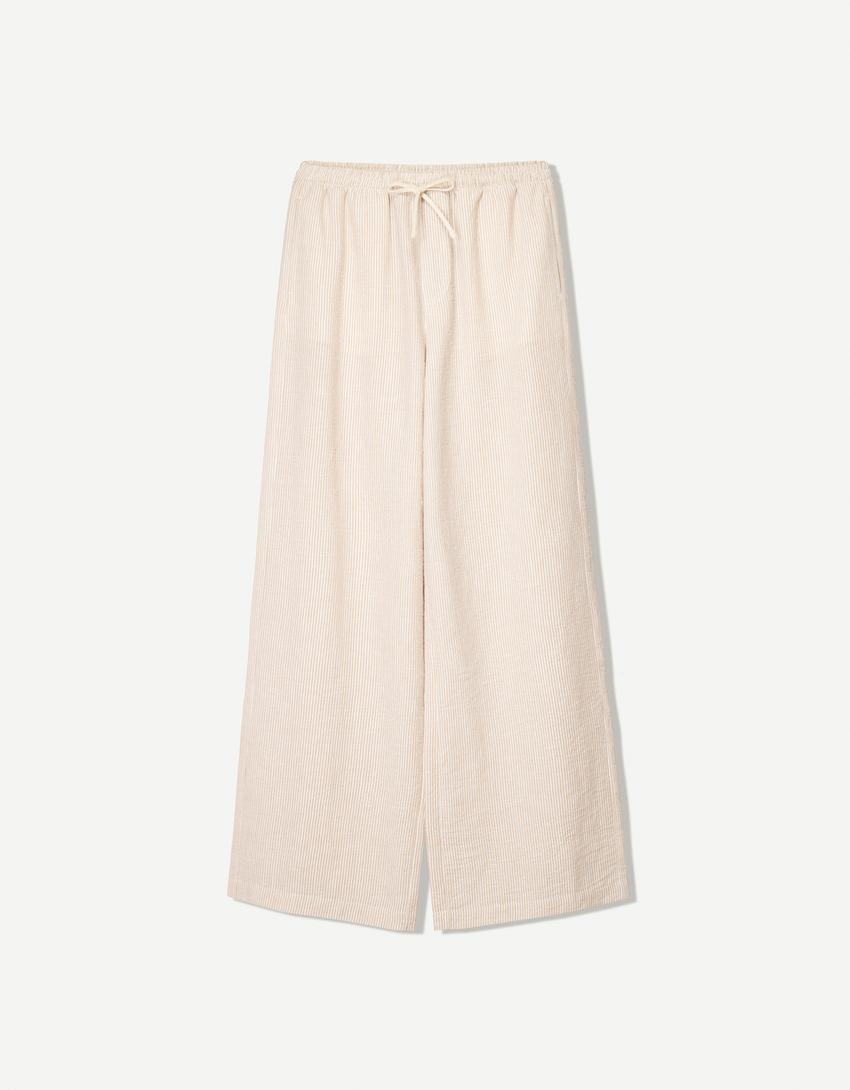Pantaloni in tessuto felpato 'Cip e Ciop' - BEIGE - Neonato - 9.00 Pantaloni in tessuto felpato 'Cip e Ciop' - BEIGE - Neonato - 9.00