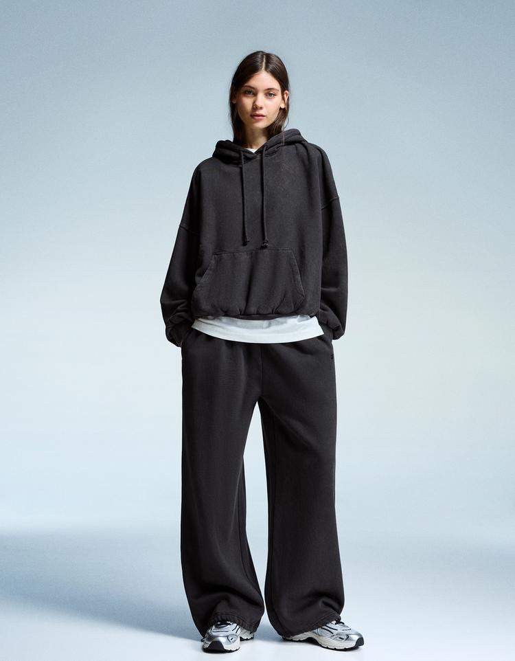 Stoperli şardonlu jogger fit pantolon