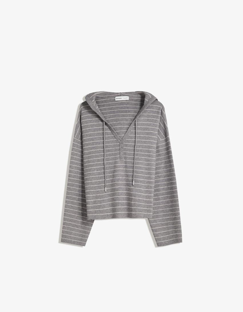 Jersey capucha-Gris-0