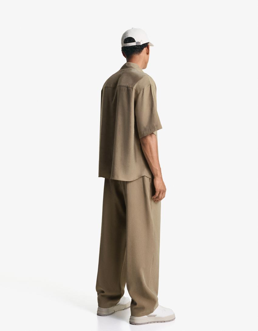Pantalon baggy fit jogger fit-Taupe-1
