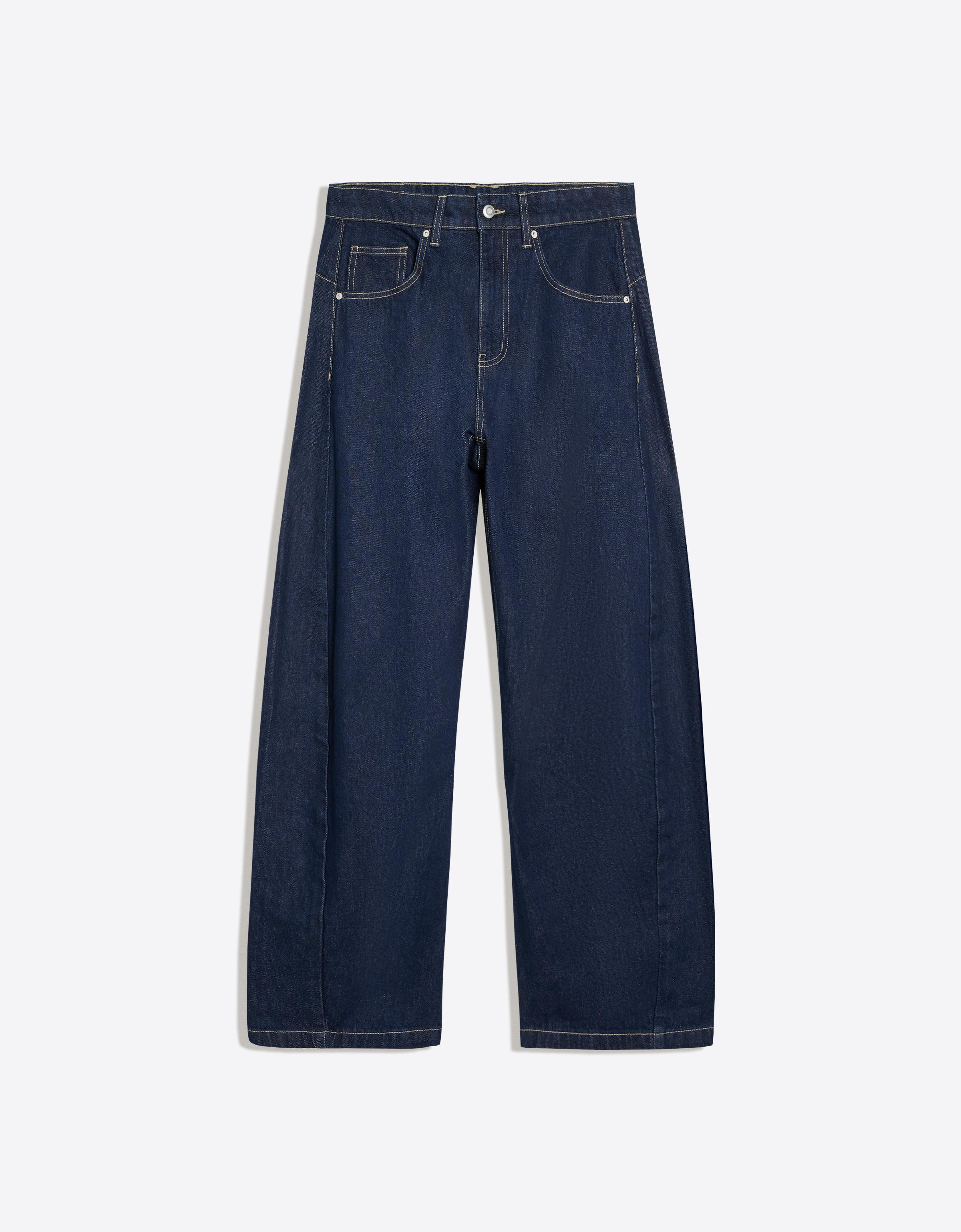 Bershka Jeans Twisted Fit Hombre 32 Marino