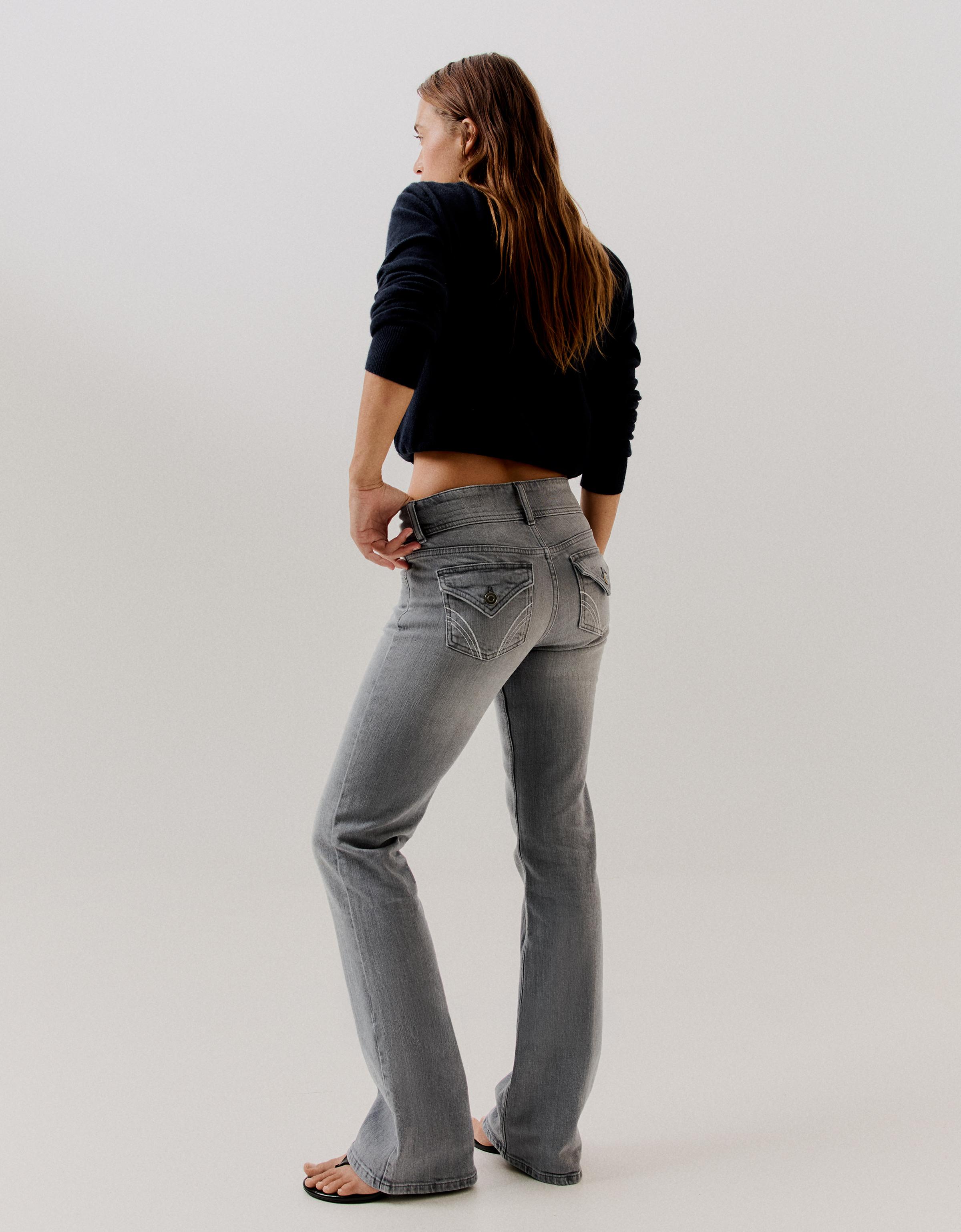 Boot-cut jeans — Grey