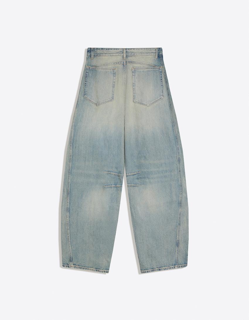Barrel jeans-Light blue