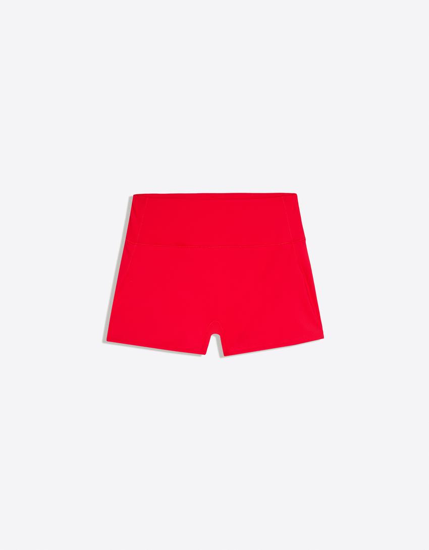 Shorts aus Funktionsstoff, atmungsaktiv & schnelltrocknend-Rot