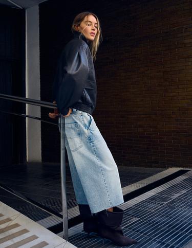 Denim skater jorts — Light blue 4