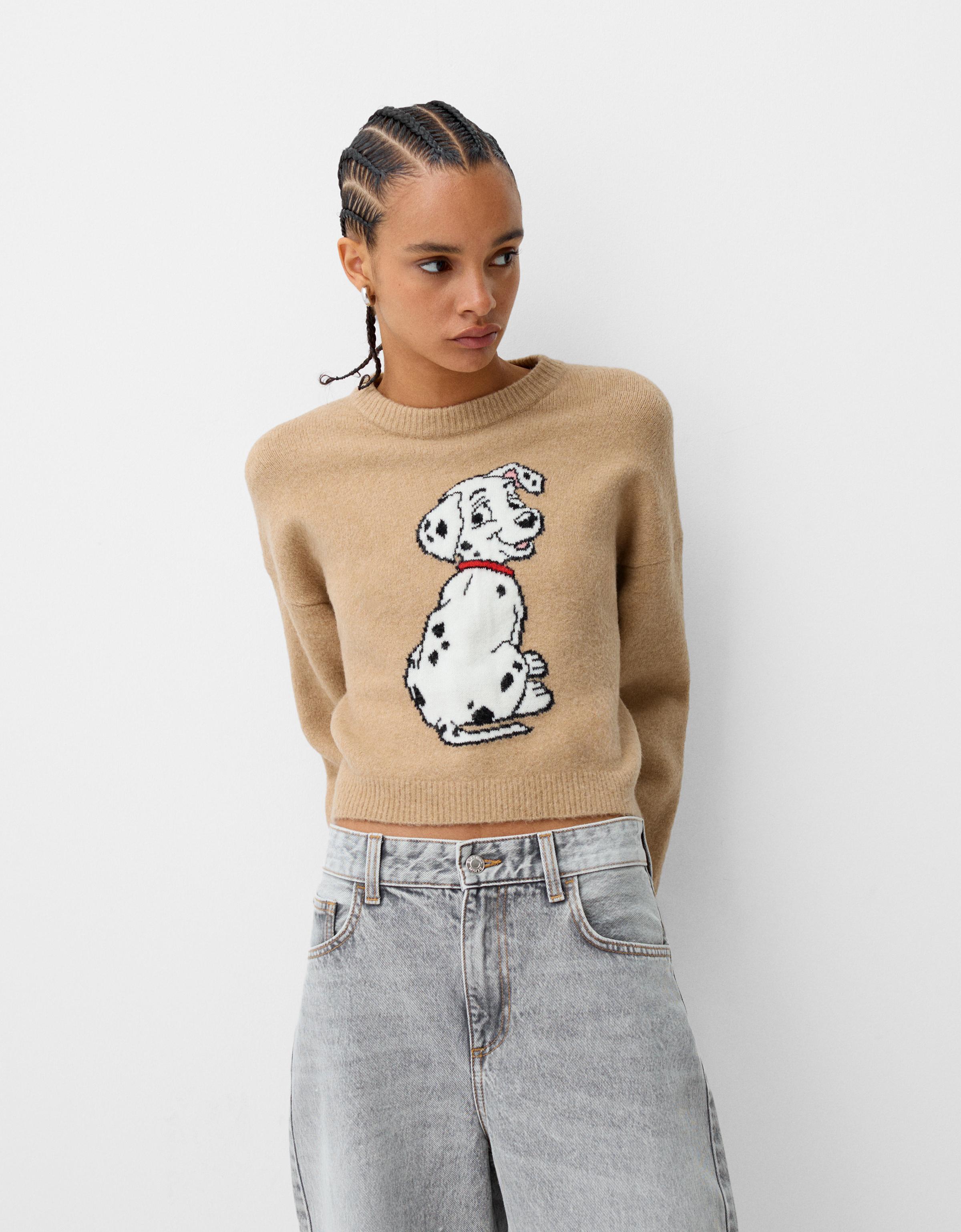 101 Dalmatians sweater Sweaters and cardigans BSK Teen Bershka