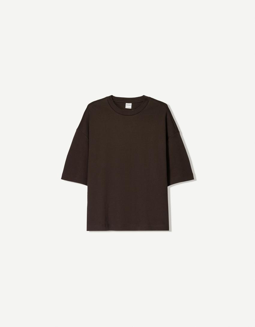 Camiseta manga corta boxy