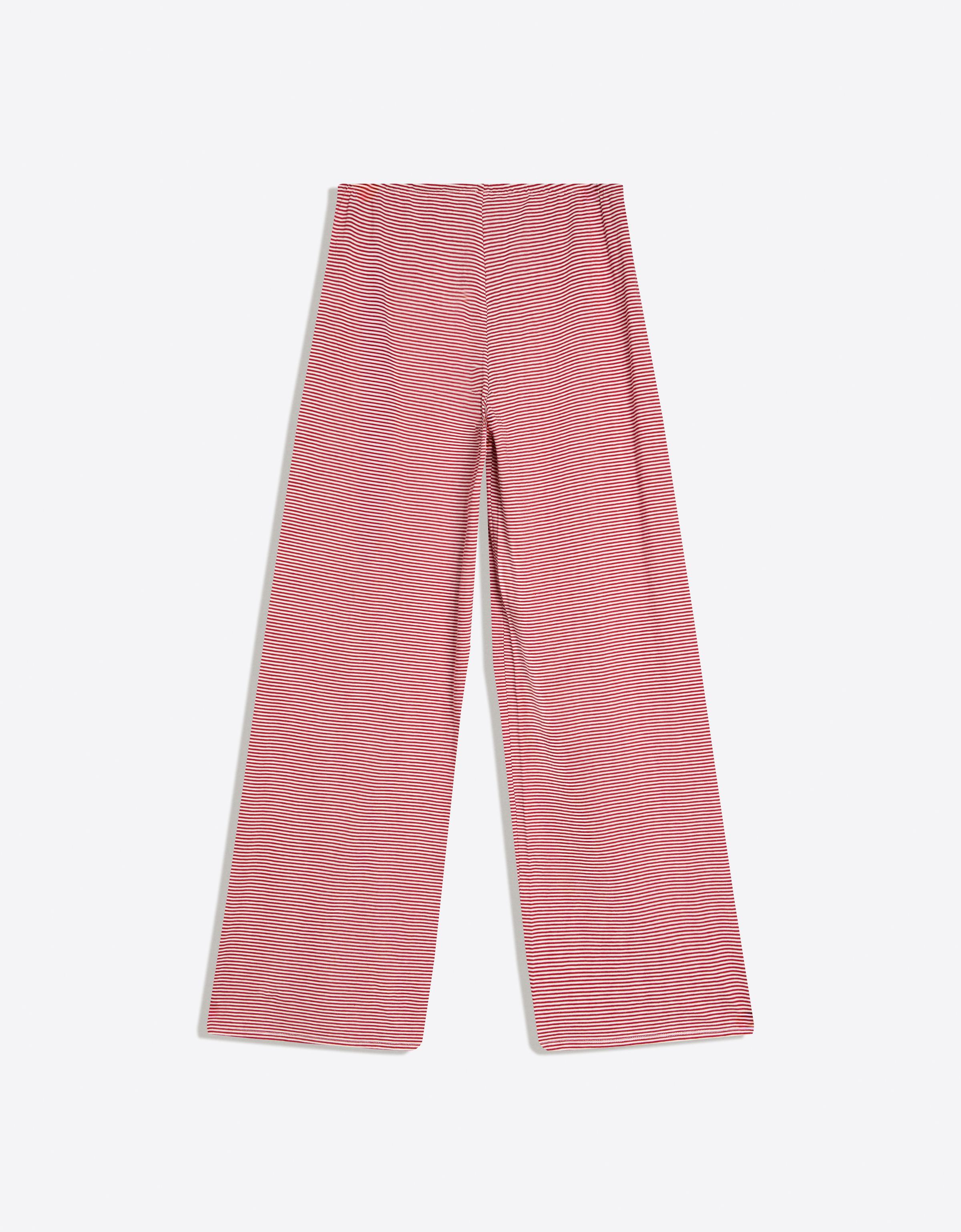 Çizgili baskılı straight fit pantolon - Görsel 97