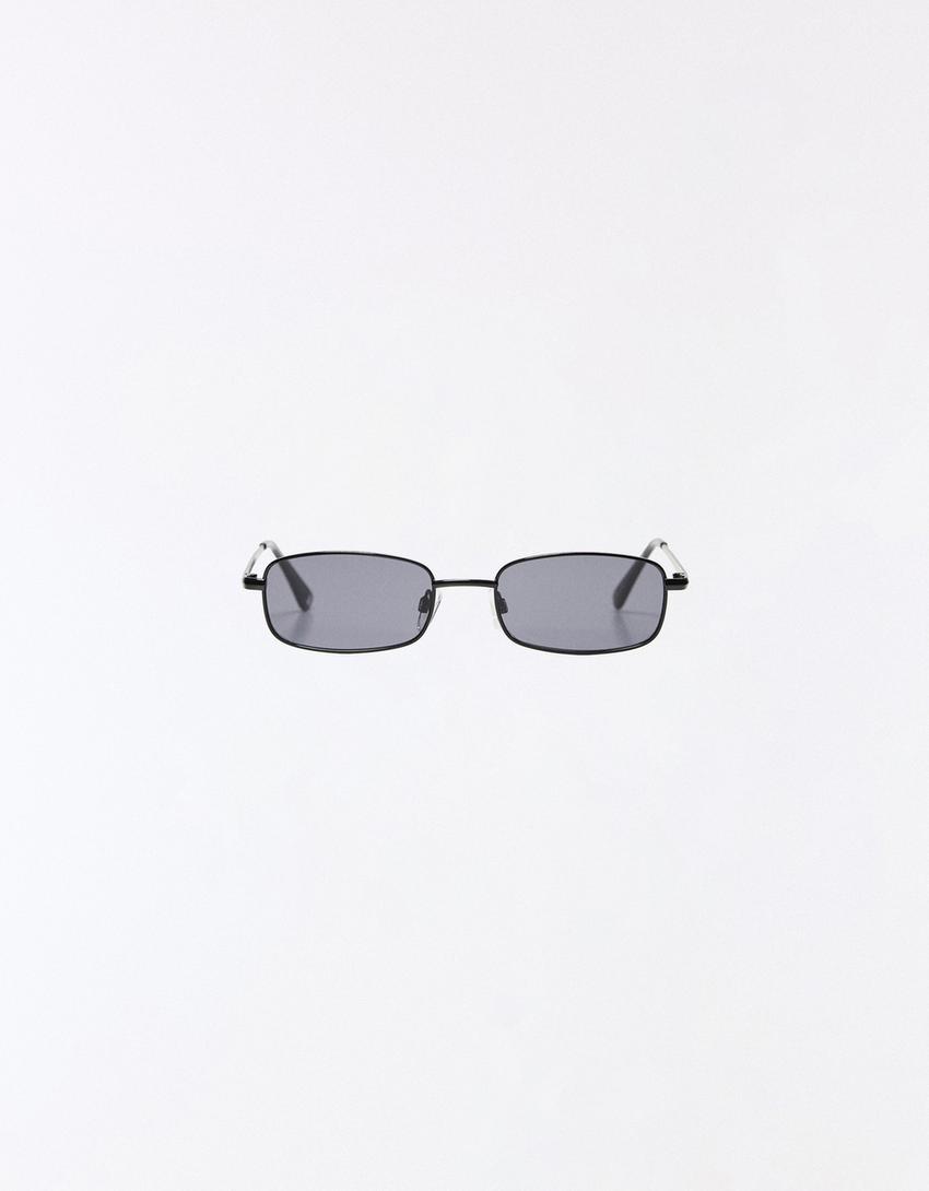 Rectangular sunglasses-Black