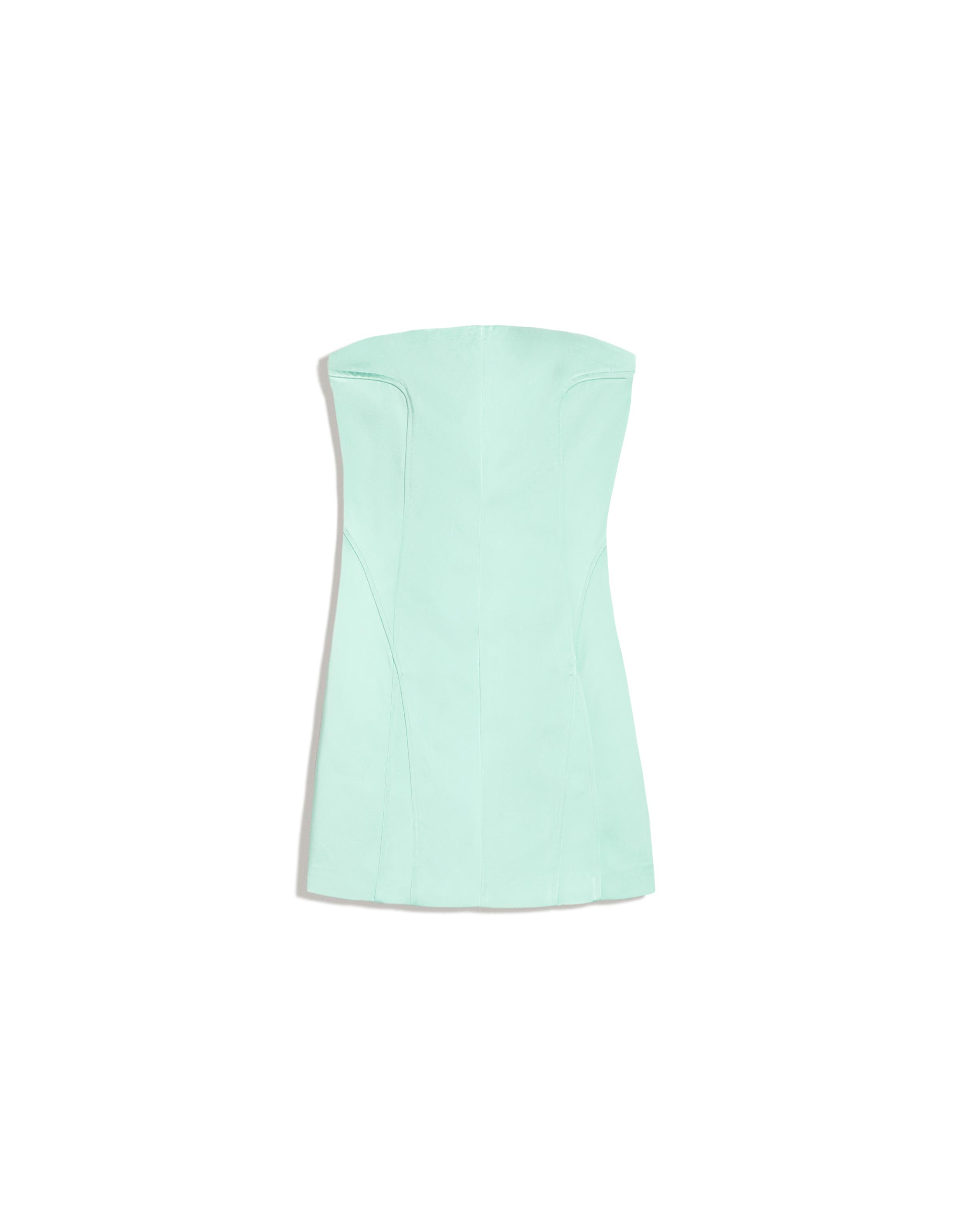 Saten yüzeyli mini elbise - Görsel 14