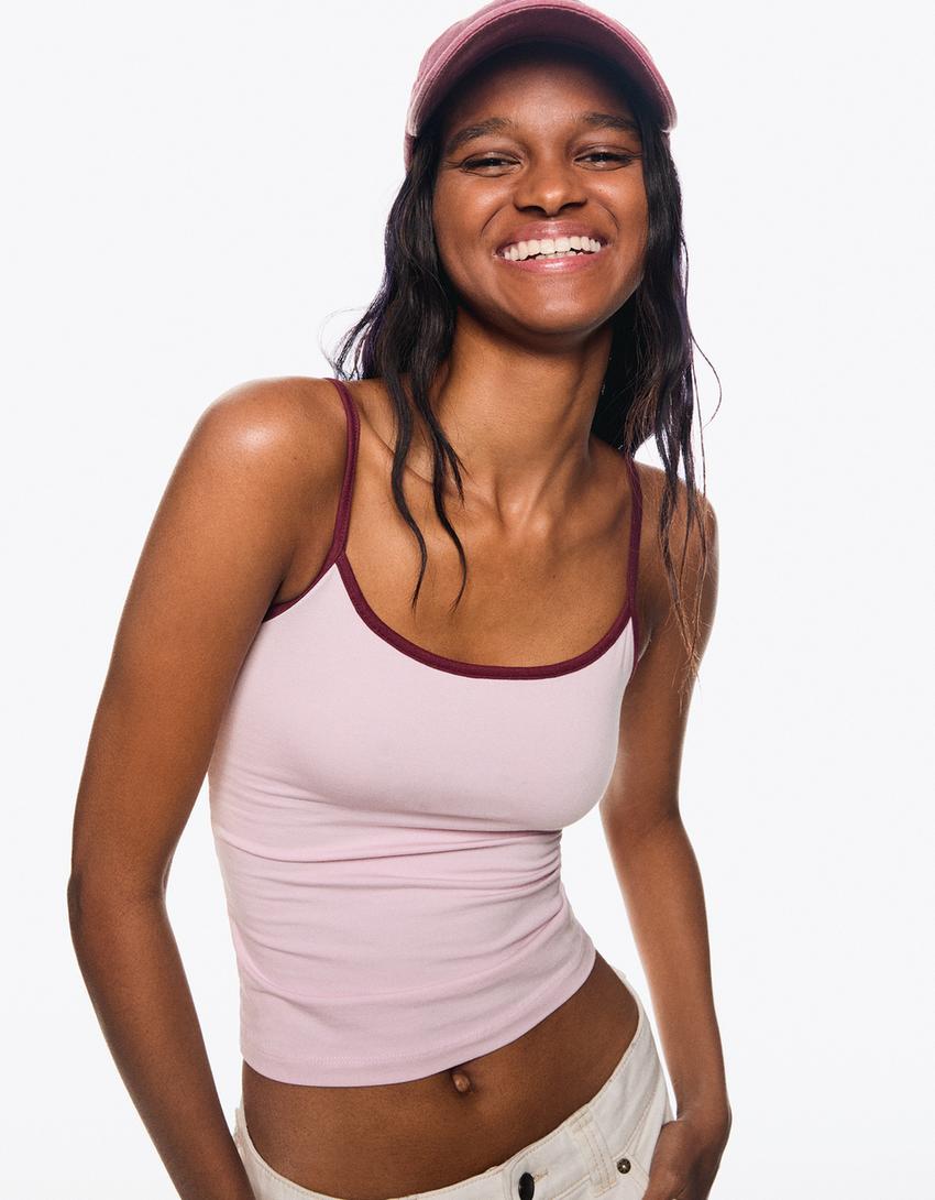 Tank top-Pink