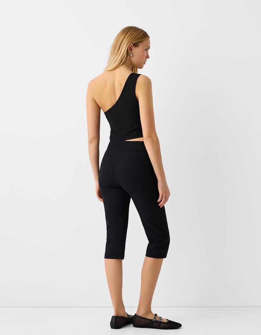 Asymmetric waistcoat-Black-1