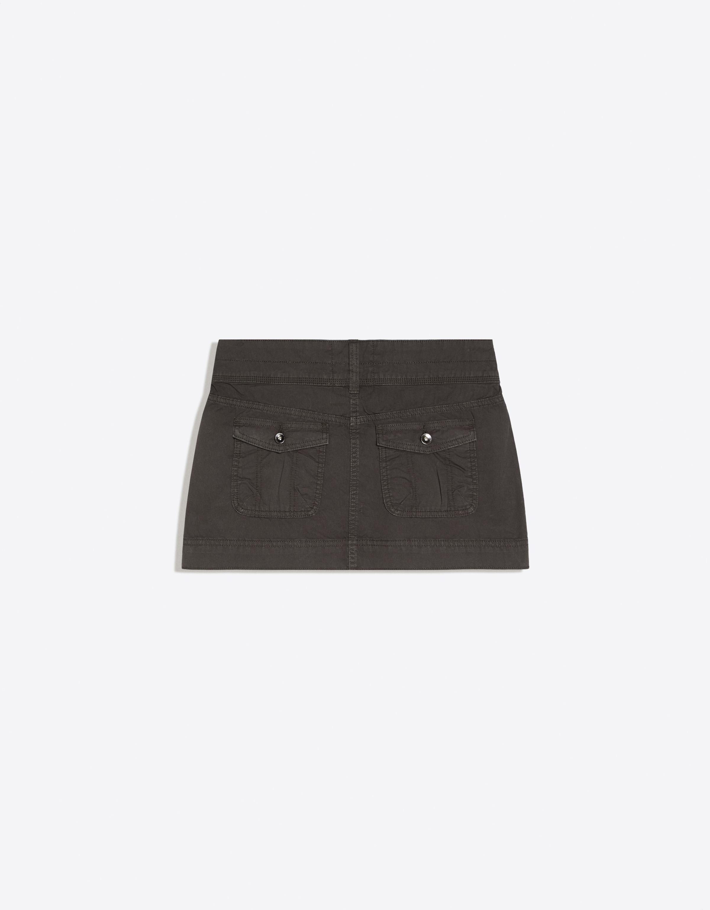 Cargo mini skirt — Khaki