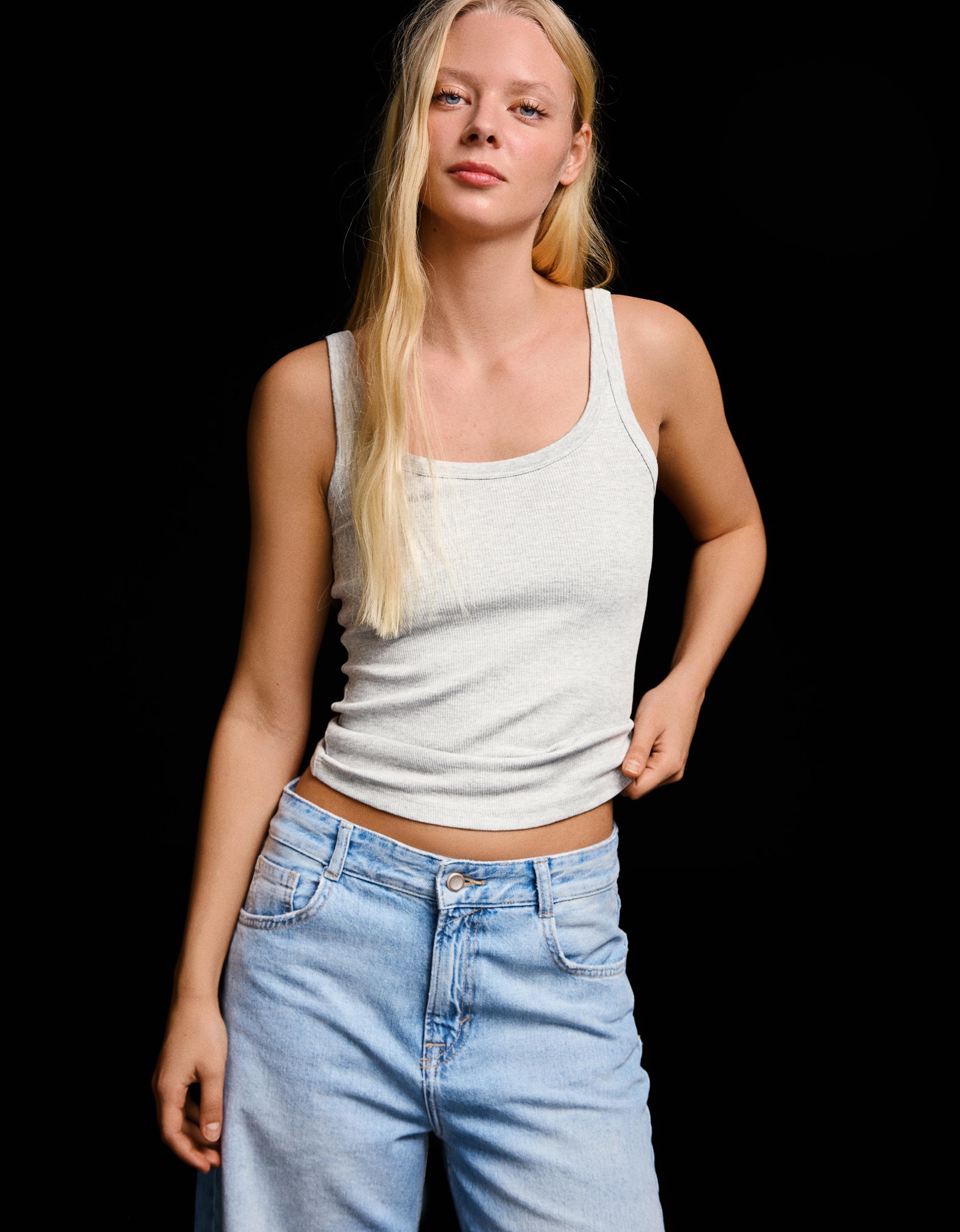 Rib askılı tişört - Görsel 66