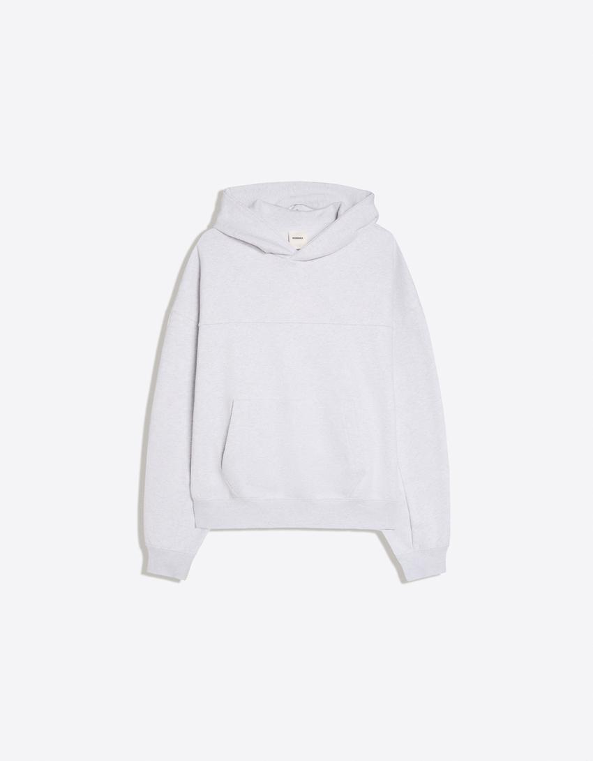 Sudadera capucha-Gris