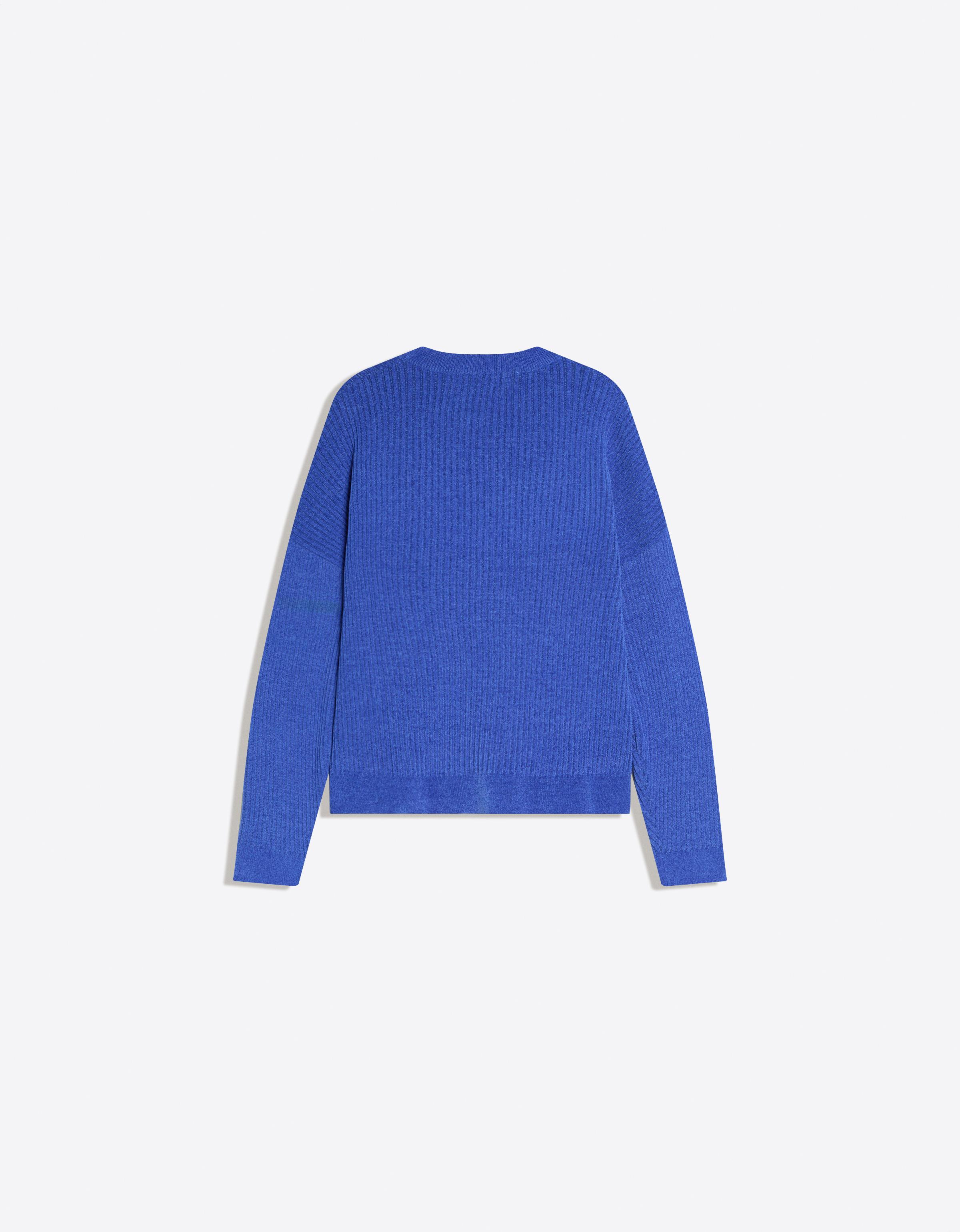 Baskılı şönil bisiklet yaka kazak - Görsel 49