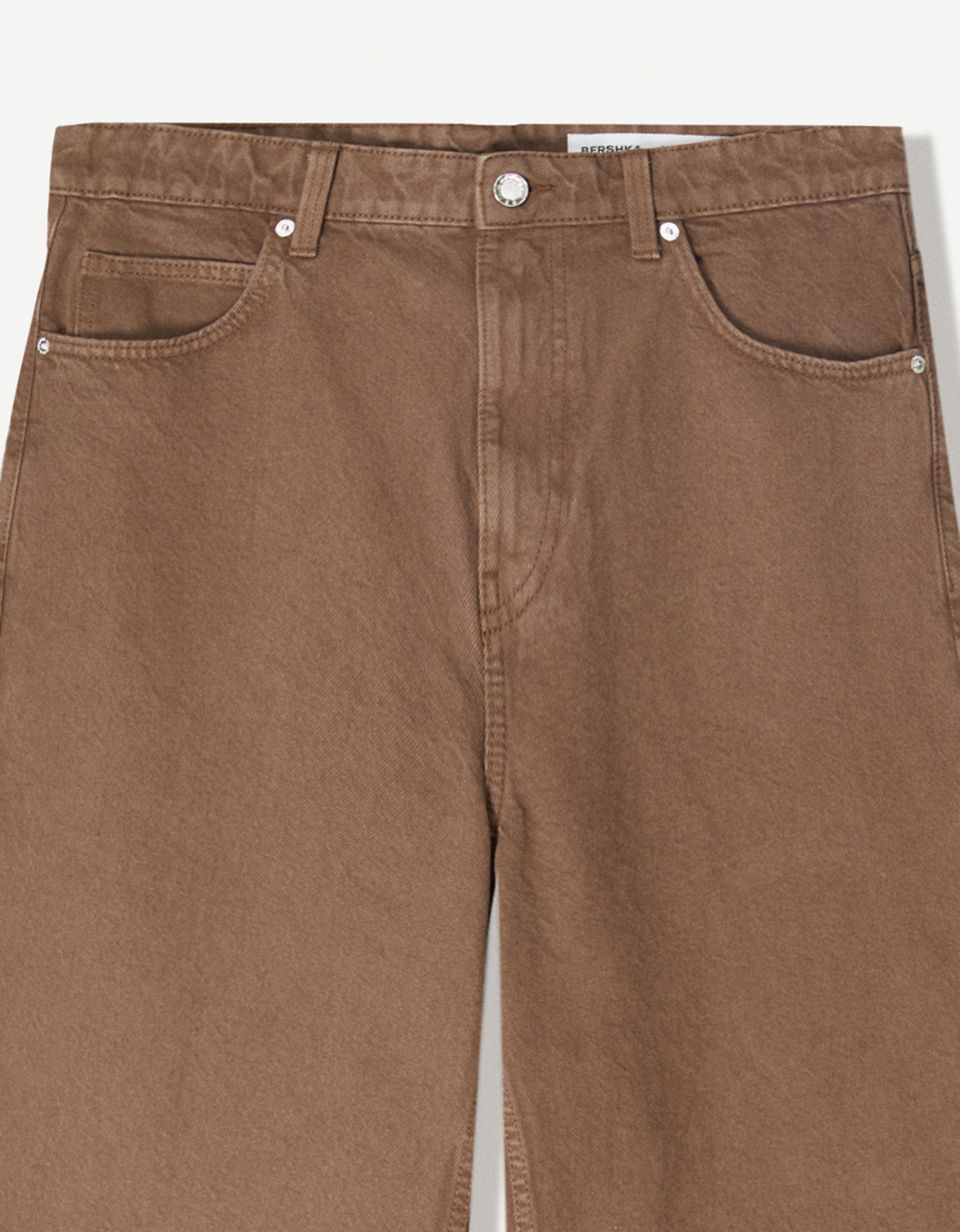 Baggy denim Bermuda shorts - Men | Bershka