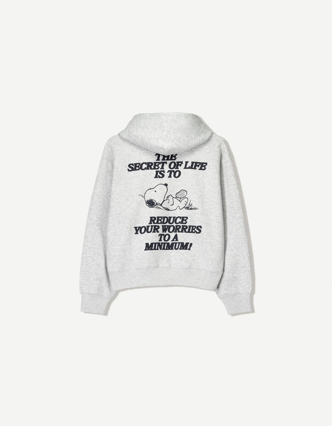 Snoopy zip-up hoodie