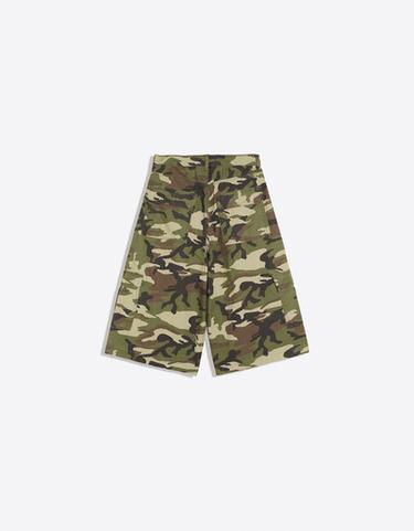Barrel-leg jorts — Khaki 4