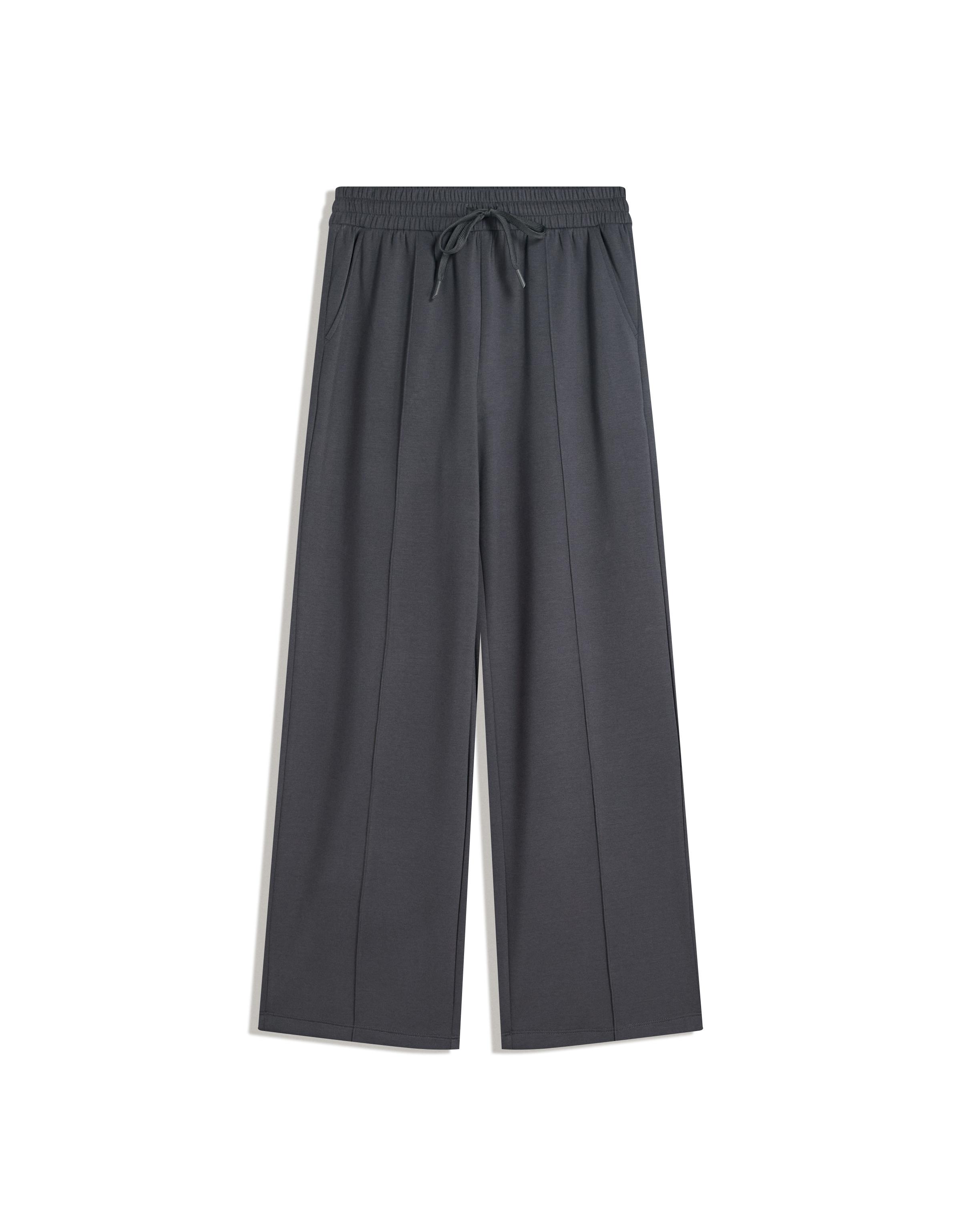 Wide-leg modal trousers — Grey