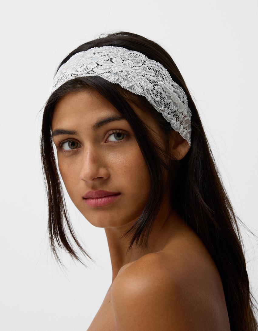 Pack of 2 blonde lace headbands - BSK Teen | Bershka