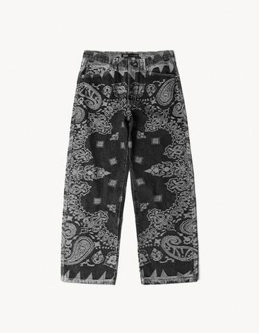 Jacquard jeans ARIES X Bershka — Black 5
