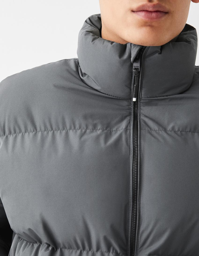 Cazadora acolchada-Gris oscuro-5