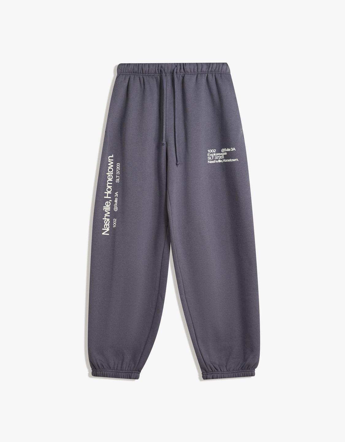 Printed joggers
