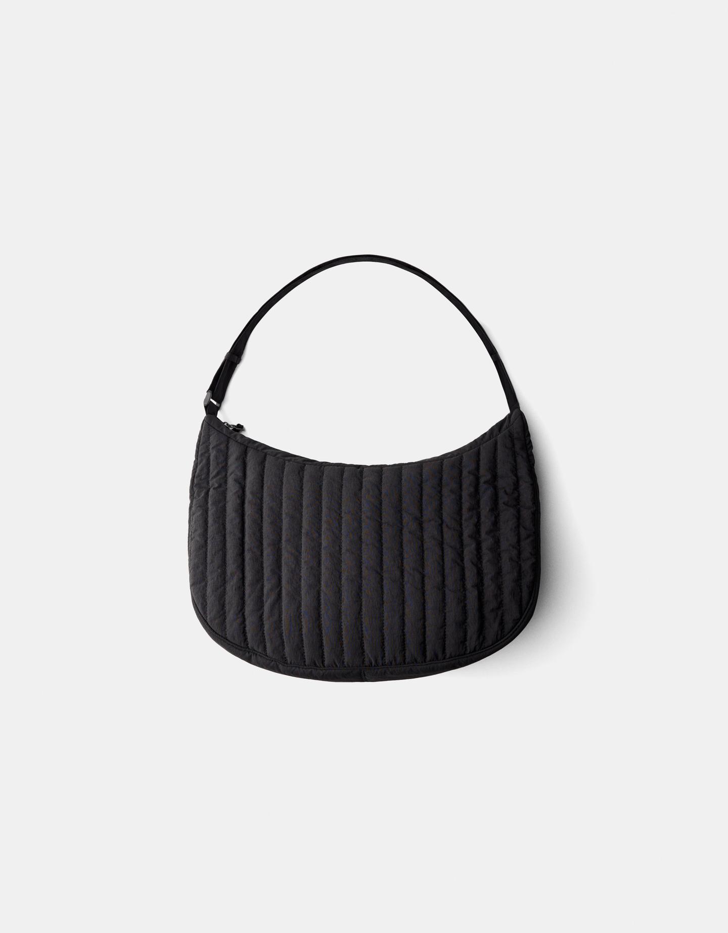 Bershka Bolso Acolchado Hombre Negro