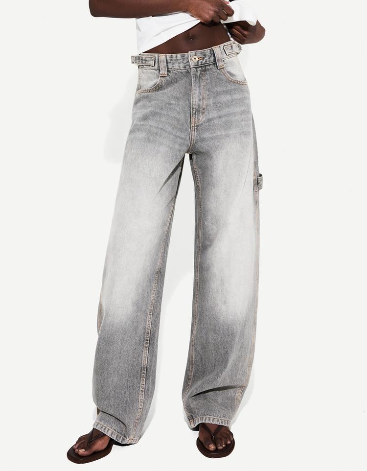 Verstelbare balloon fit carpenter jeans