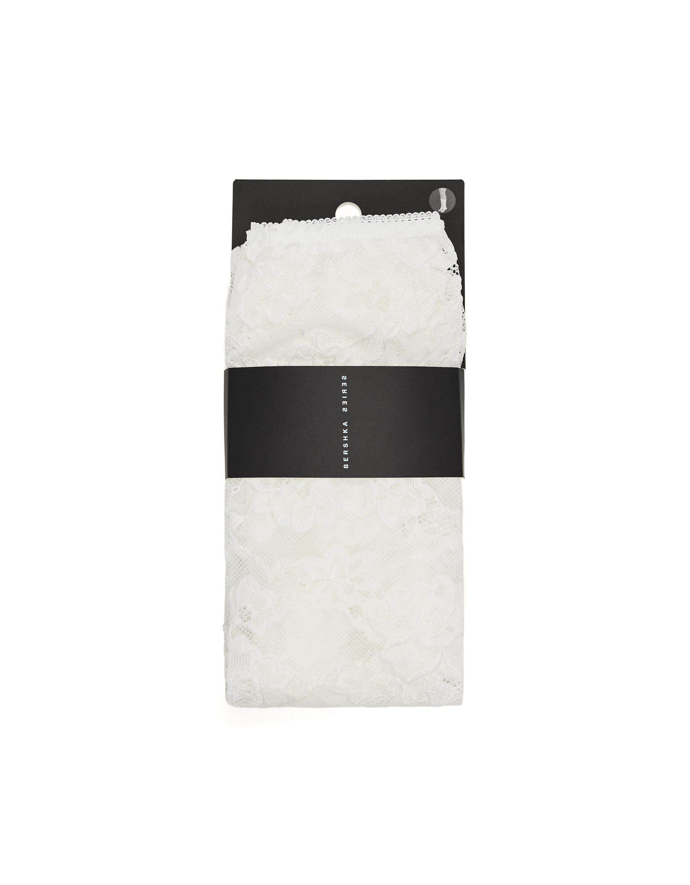 Dantelli kapri tayt - Görsel 10