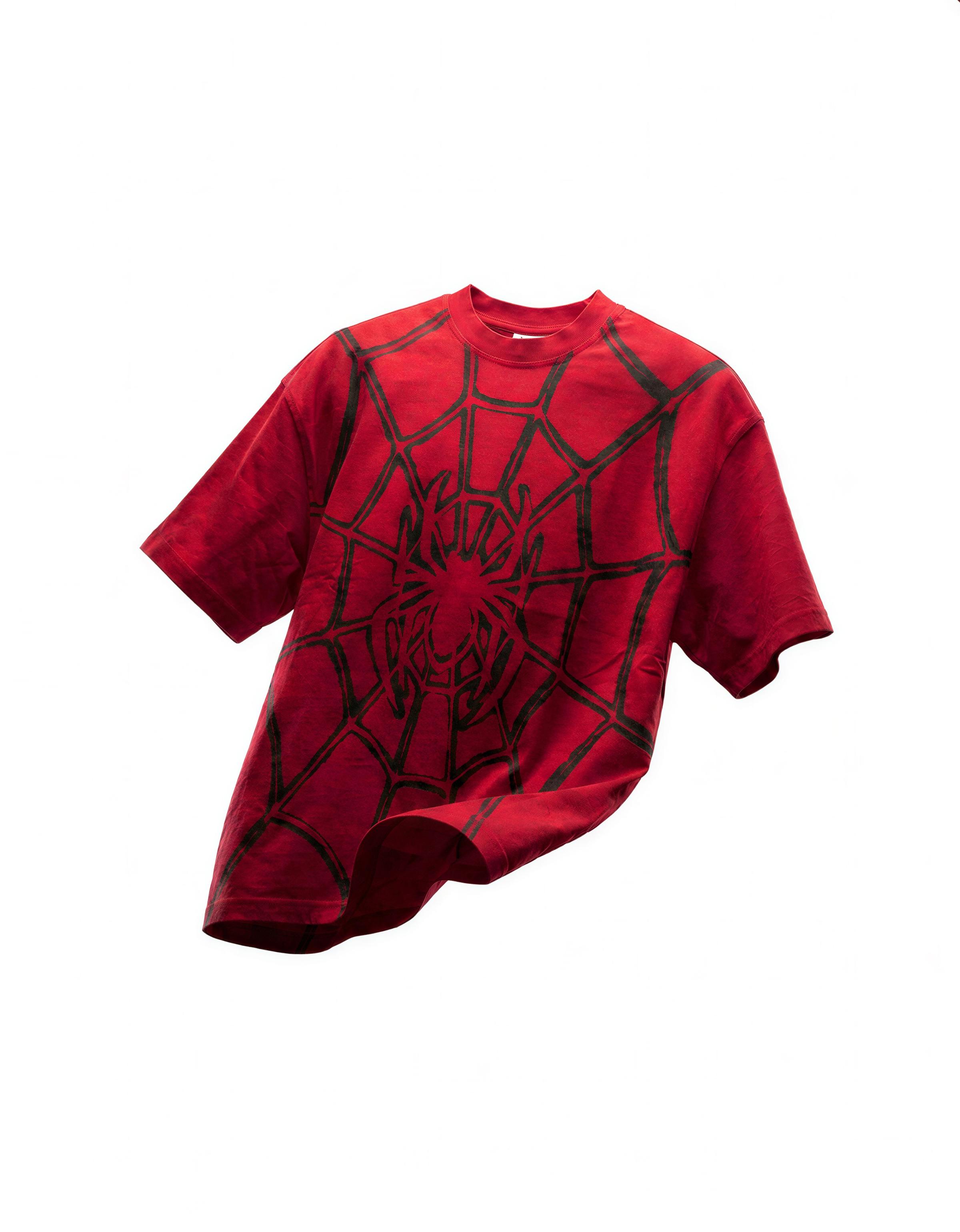 SPIDER-MAN boxy fit T-shirt — Red
