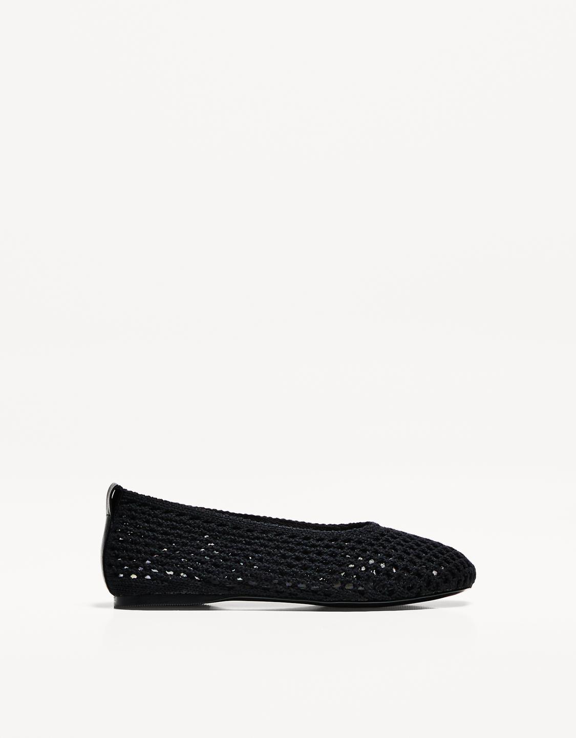 Braided ballet flats