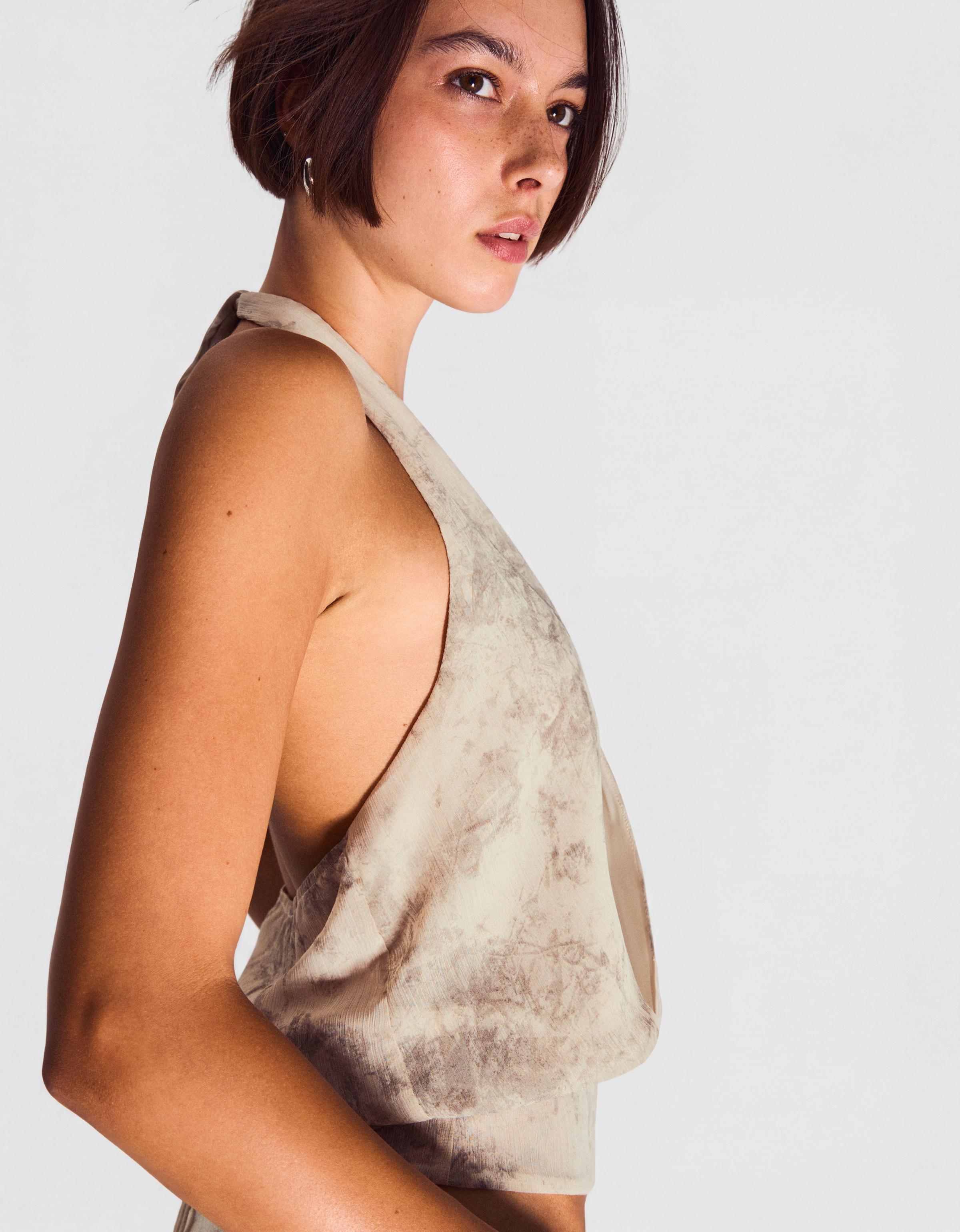 Çapraz halter bluz - Görsel 22