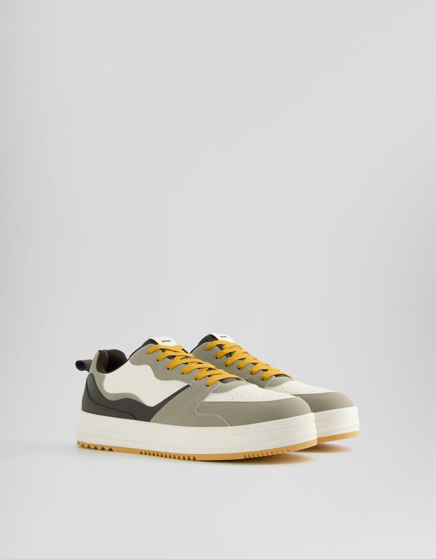 Baskets multipièces homme-Vert-0