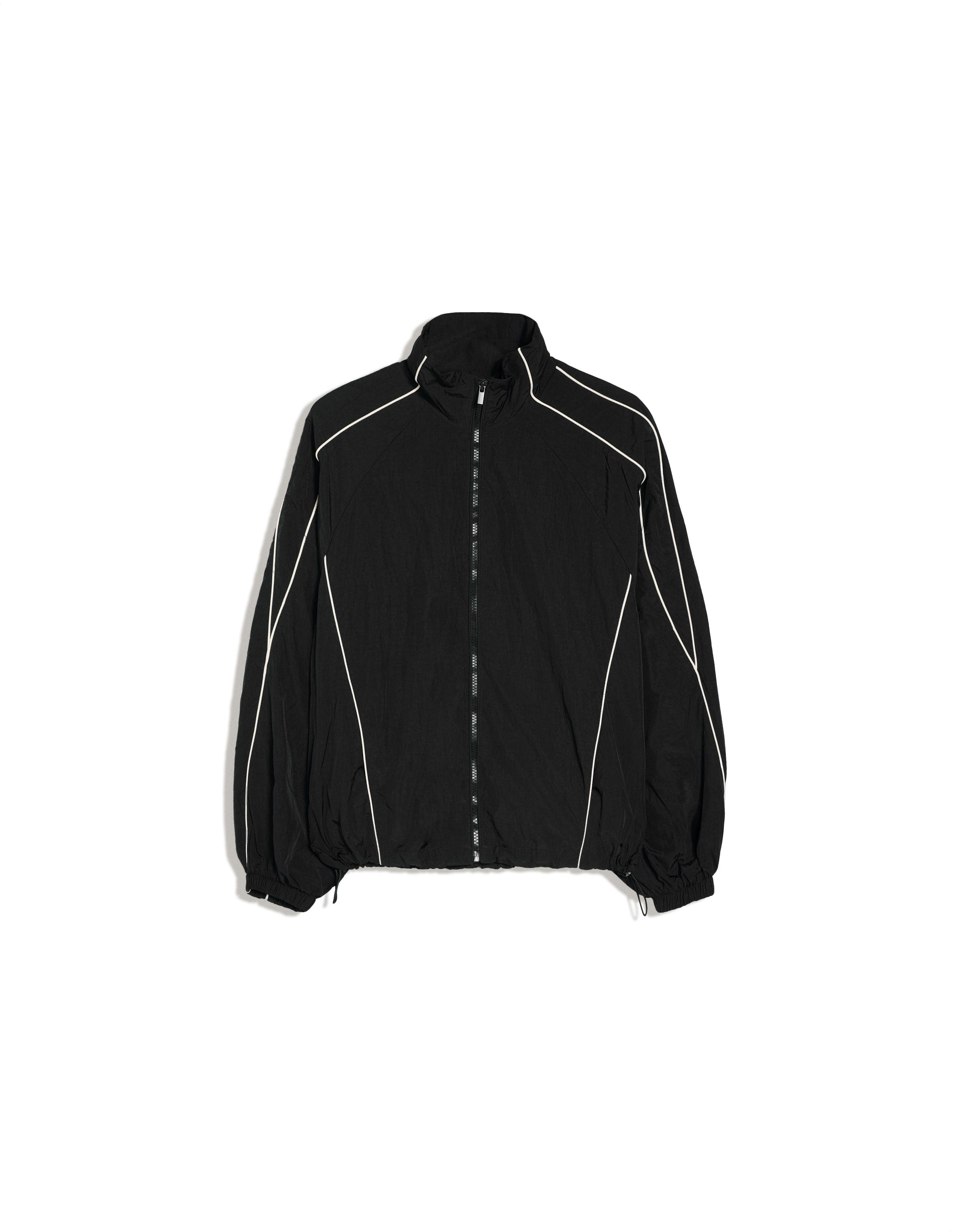 Contrast lightweight jacket — Black