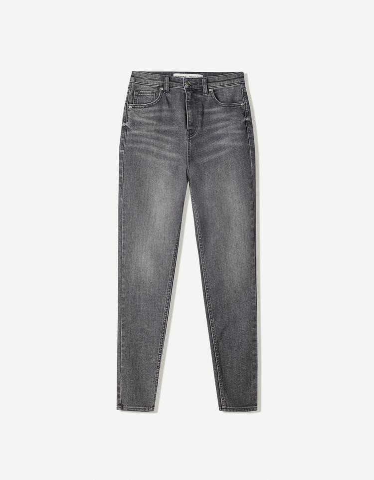 Süper yüksek bel skinny fit jean