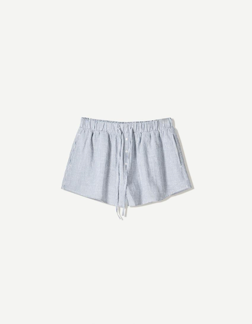 Short rustique-Marine-4