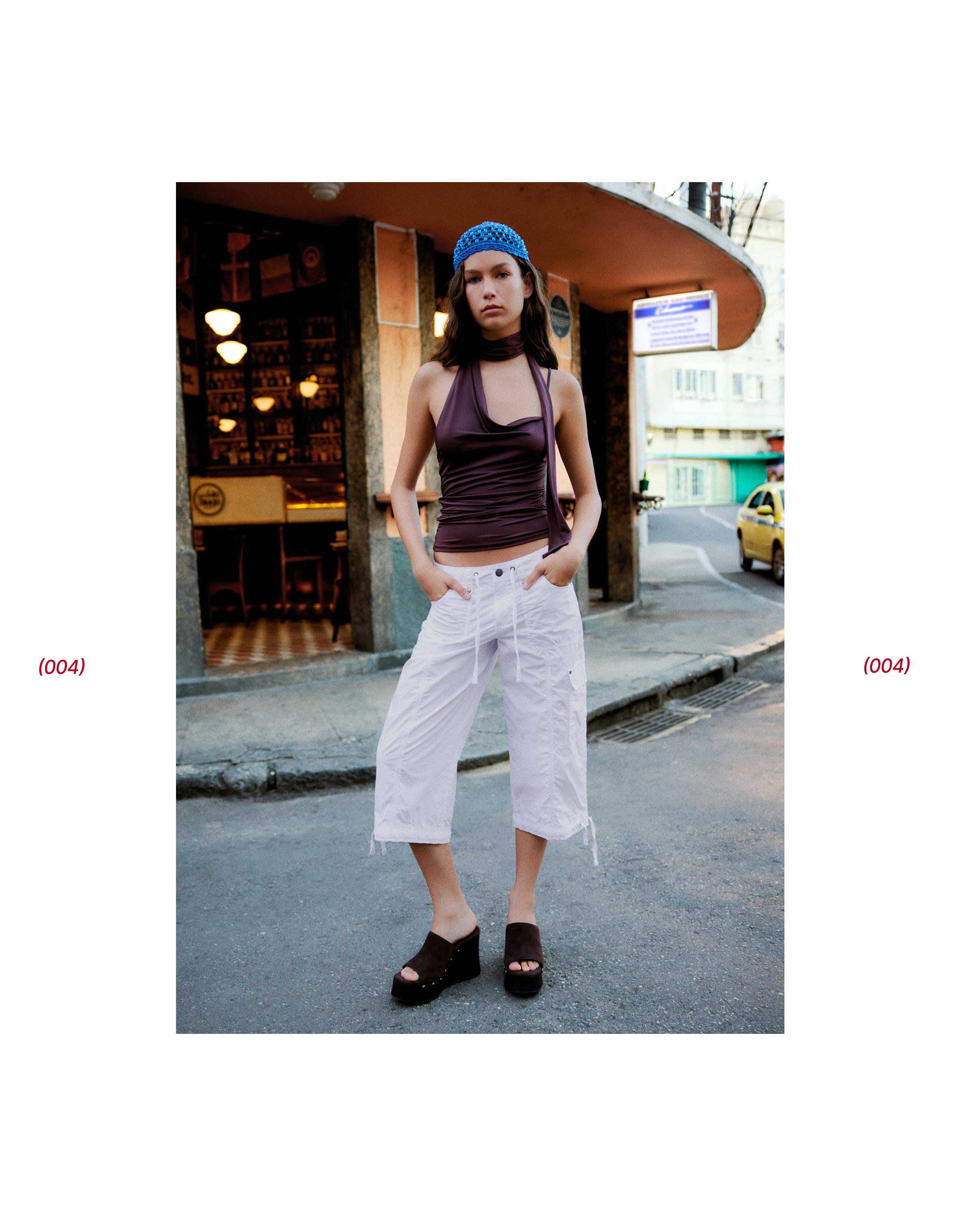 Cepli kapri pantolon - Görsel 15