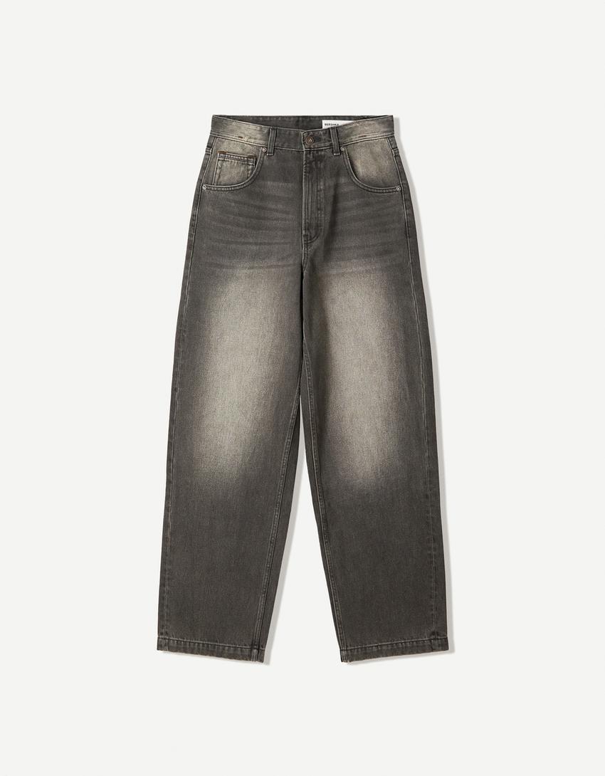 Jeans super baggy-Negro-3