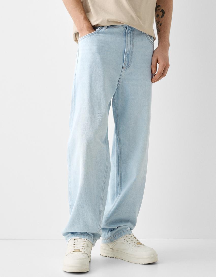 Jeans baggy-Azul claro-1