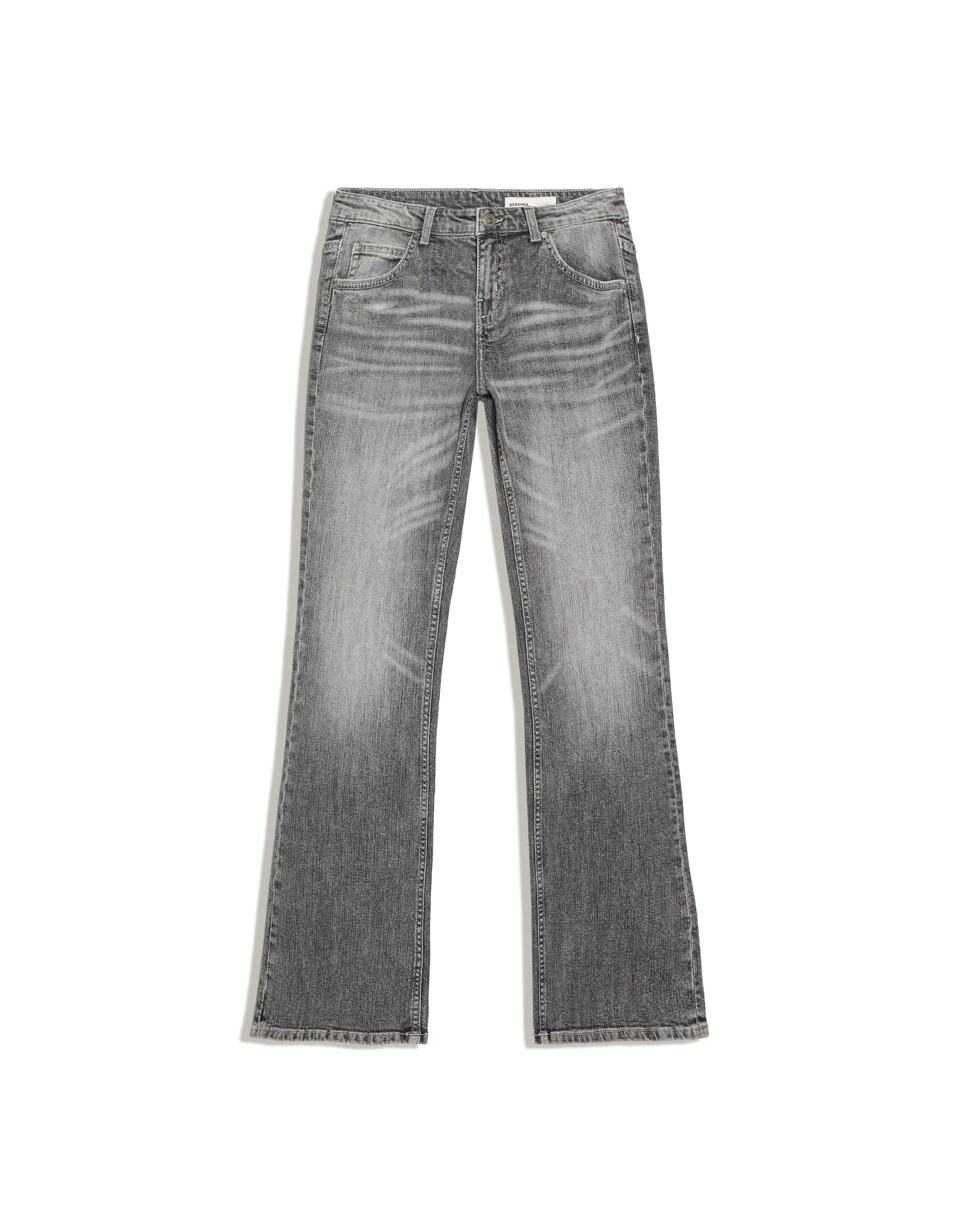 Low-rise slim fit boot-cut jeans — Grey
