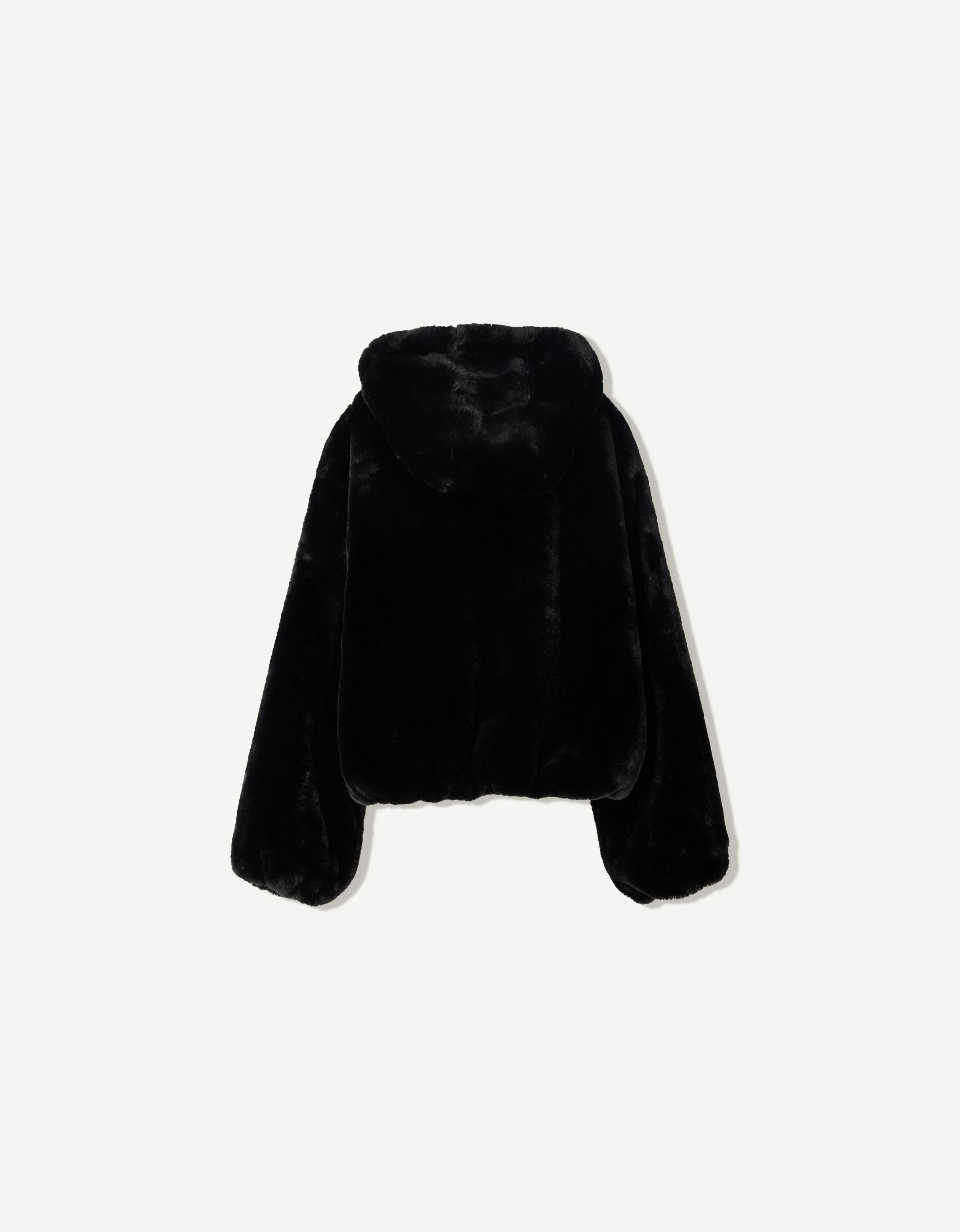 Quilted jacket with faux fur hood - Jackets and blazers