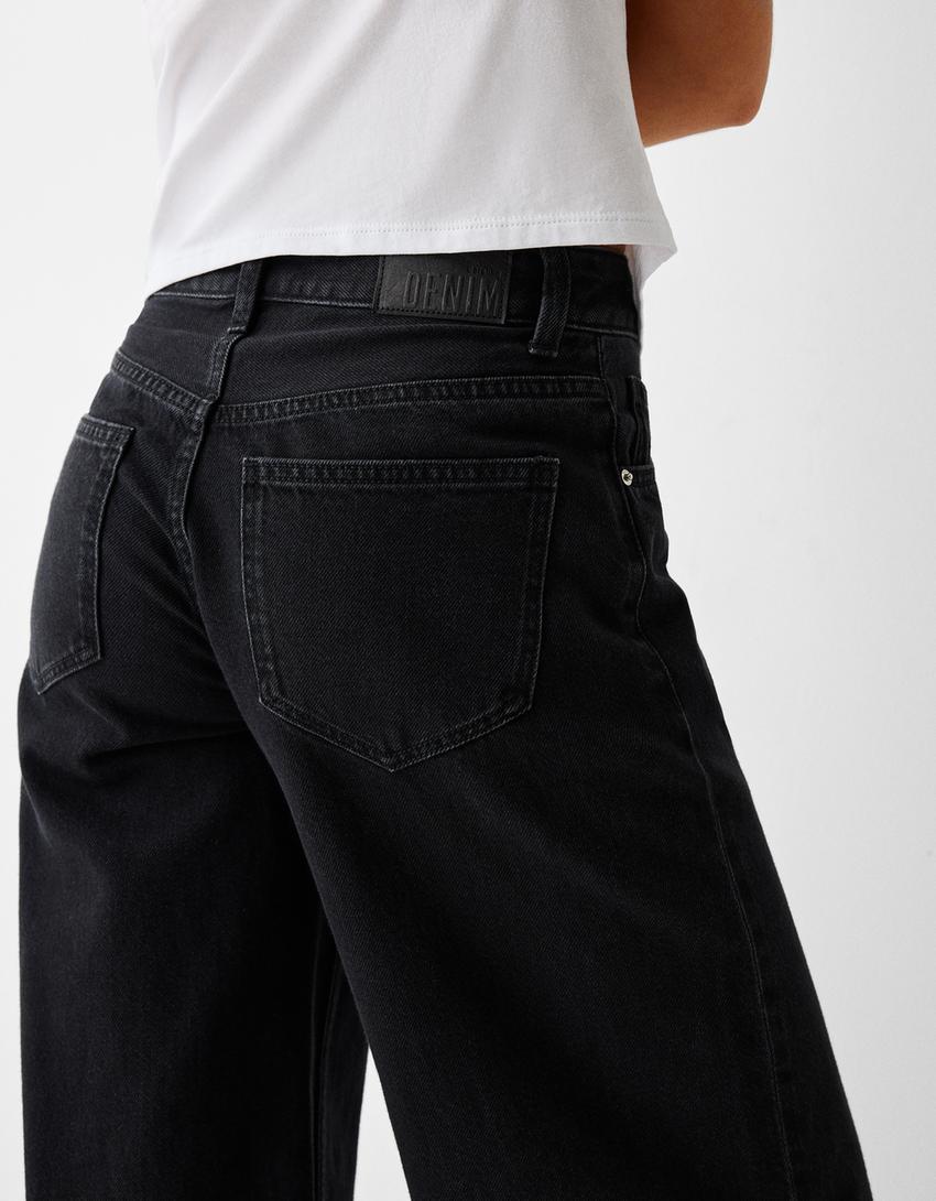 جينز بساق عريض-أسود-5