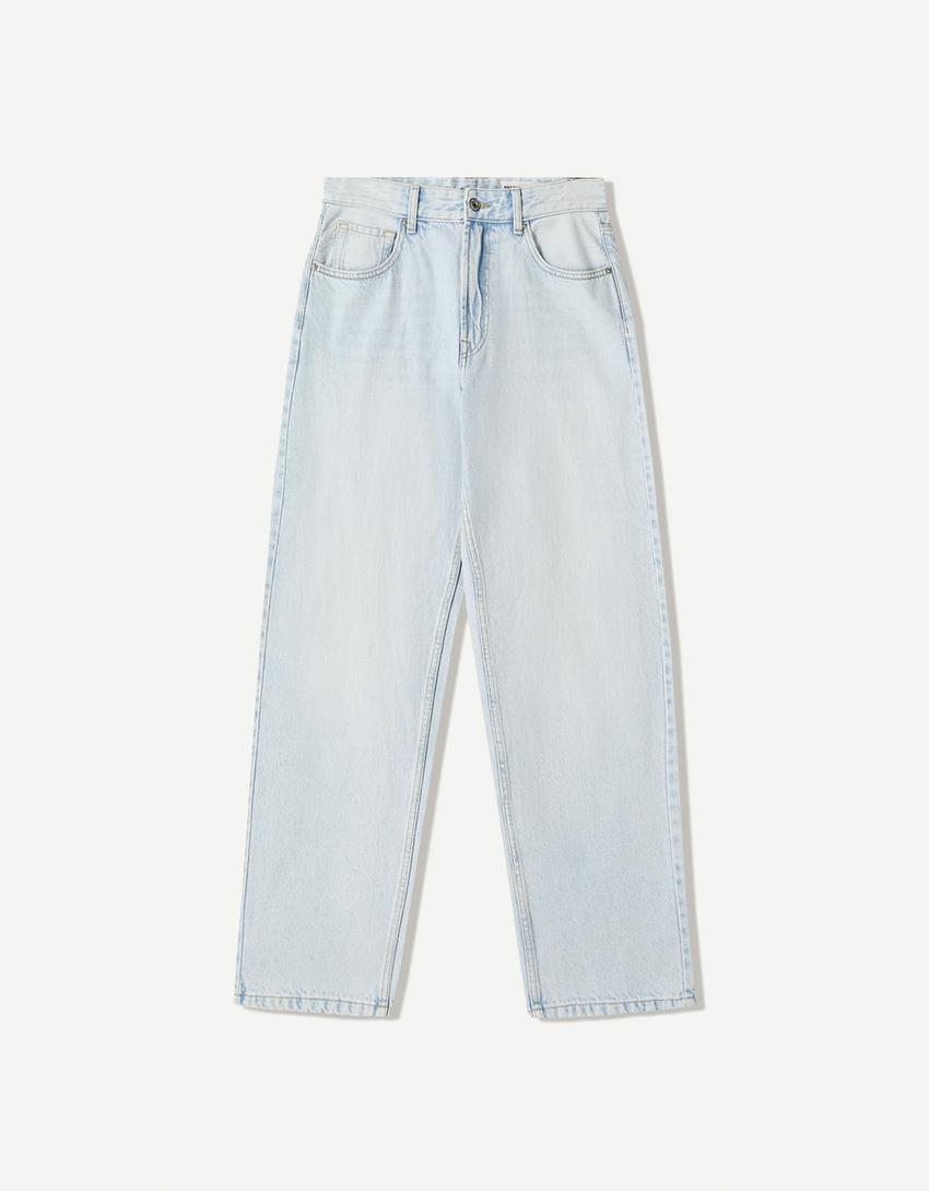 Tapered jeans-Light blue