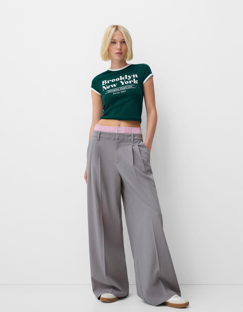 Baggy Jeans Pantalones Brooklyn Bershka Bershka Pantaloni Tuta