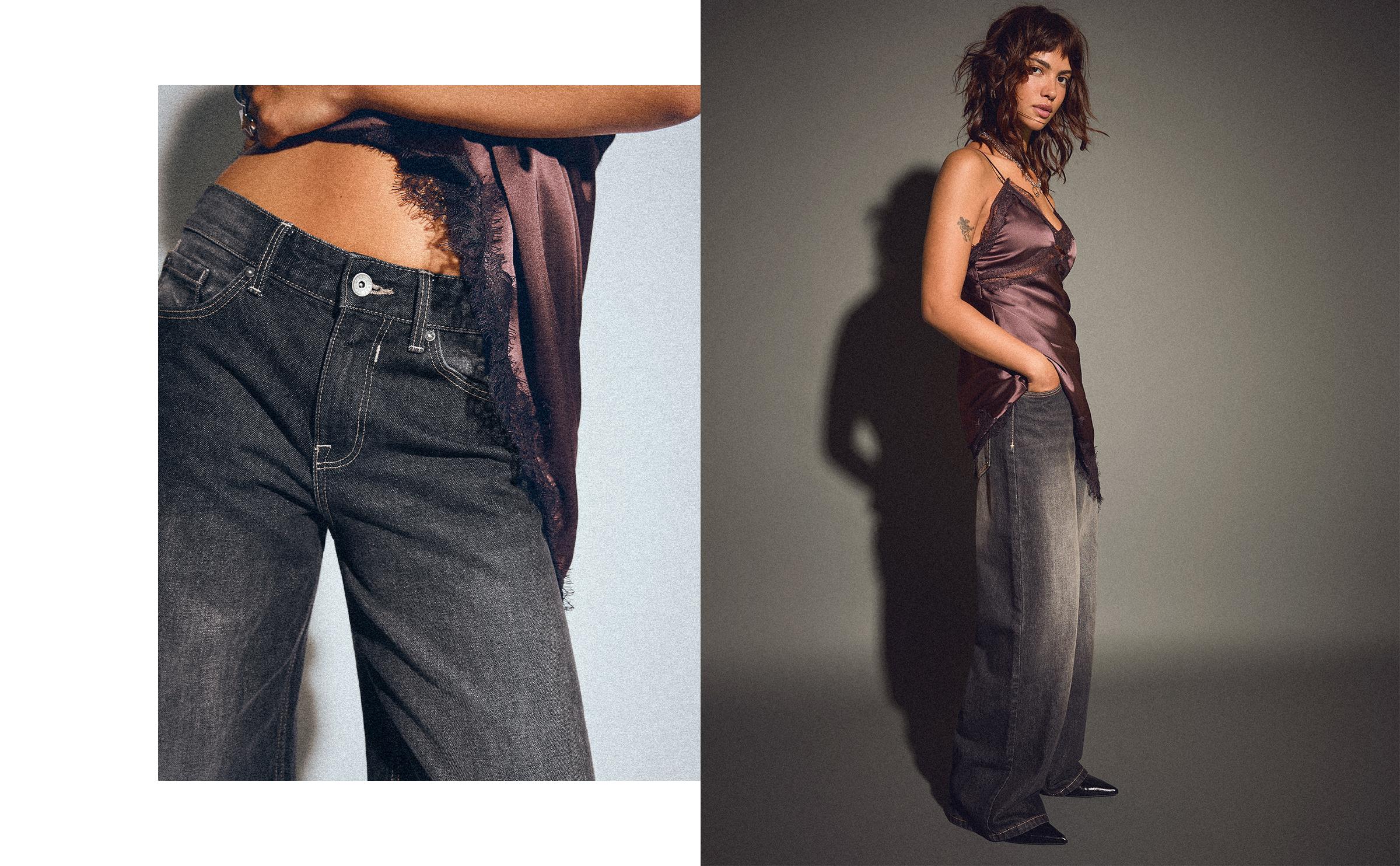 Düşük bel boyfriend jean - Görsel 276