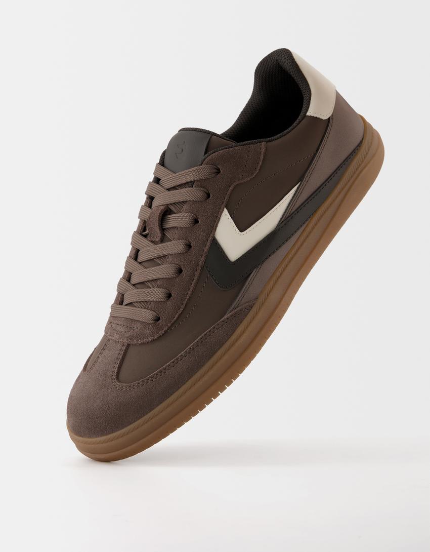 Retro trainers-Brown
